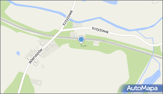 Krzyżowa, Krzyżowa, Krzyżowa 58-112 - Dworzec kolejowy, Przystanek kolejowy