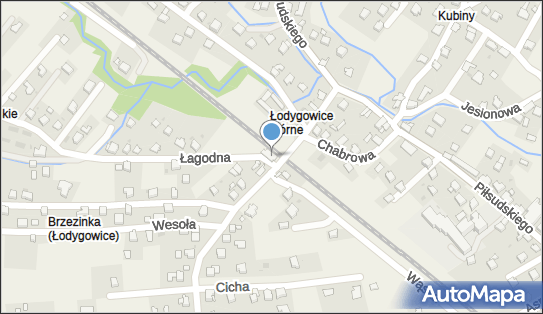 Łodygowice Górne, Łagodna, Łodygowice 34-325 - Dworzec kolejowy, Przystanek kolejowy
