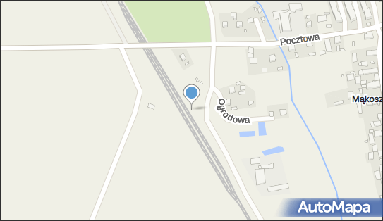 Mąkoszyce, Ogrodowa, Mąkoszyce 49-315 - Dworzec kolejowy, Przystanek kolejowy