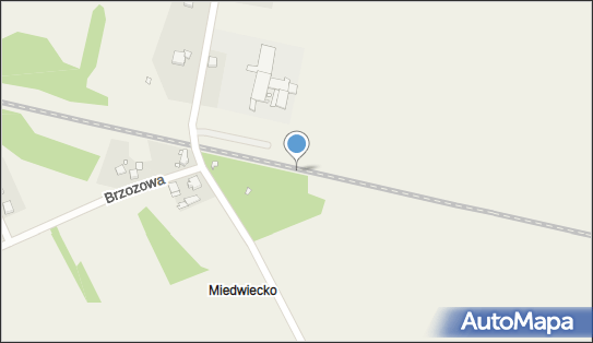 Miedwiecko, Brzozowa, Zieleniewo 73-108 - Dworzec kolejowy, Przystanek kolejowy
