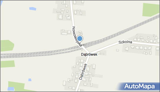 Mysłaków (przystanek kolejowy), Nowowiejska, Mysłaków 99-416 - Dworzec kolejowy, Przystanek kolejowy