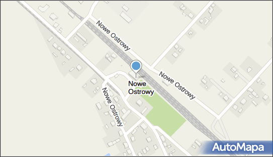 Ostrowy, Nowe Ostrowy, Nowe Ostrowy 99-350 - Dworzec kolejowy, Przystanek kolejowy