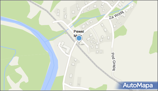 Pewel Mała, Jana Pawła II 38, Pewel Mała 34-331 - Dworzec kolejowy, Przystanek kolejowy