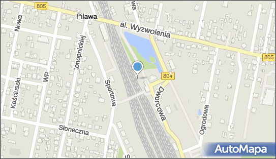 Pilawa, Dworcowa, Pilawa 08-440 - Dworzec kolejowy, Przystanek kolejowy