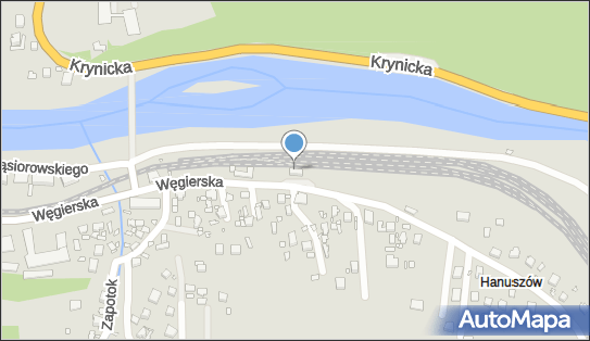 Piwniczna, Węgierska 3, Piwniczna-Zdrój 33-350 - Dworzec kolejowy, Przystanek kolejowy