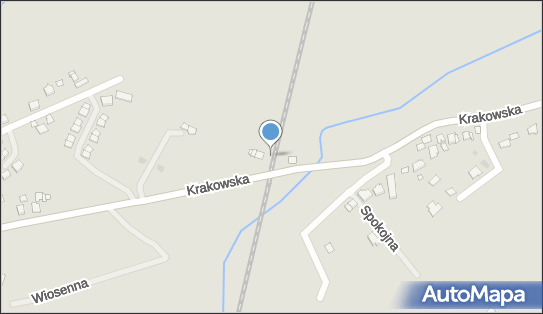 Podgrabie Wisła, Krakowska 20, Niepołomice 32-005 - Dworzec kolejowy, Przystanek kolejowy