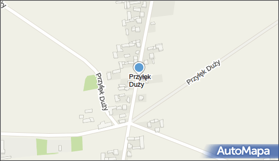 Przyłęk Duży (przystanek kolejowy), Przyłęk Duży - Dworzec kolejowy, Przystanek kolejowy