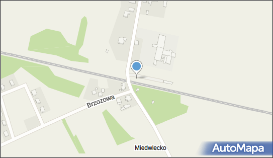 Przystanek Miedwiecko, Brzozowa 3, Zieleniewo 73-108 - Dworzec kolejowy, Przystanek kolejowy