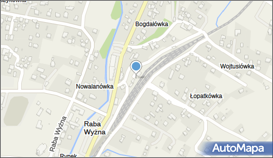 Raba Wyżna, Raba Wyżna 561, Raba Wyżna 34-721 - Dworzec kolejowy, Przystanek kolejowy