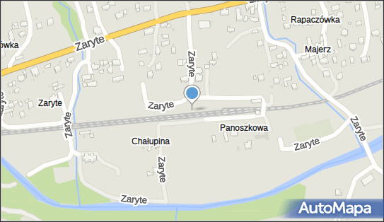Rabka Zaryte, Zaryte, Rabka-Zdrój 34-700 - Dworzec kolejowy, Przystanek kolejowy