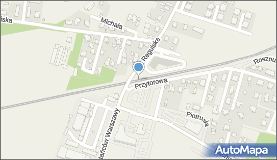 Reguły (przystanek kolejowy), Przytorowa, Reguły 05-816 - Dworzec kolejowy, Przystanek kolejowy