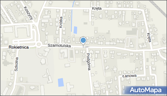 Rokietnica (stacja kolejowa), Szamotulska, Rokietnica 62-090 - Dworzec kolejowy, Przystanek kolejowy