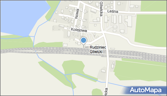 Rudziniec Gliwicki, Kolejowa 9, Rudziniec 44-160 - Dworzec kolejowy, Przystanek kolejowy