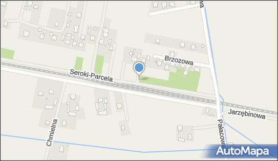 Seroki, Seroki-Parcela, Seroki-Parcela 96-515 - Dworzec kolejowy, Przystanek kolejowy