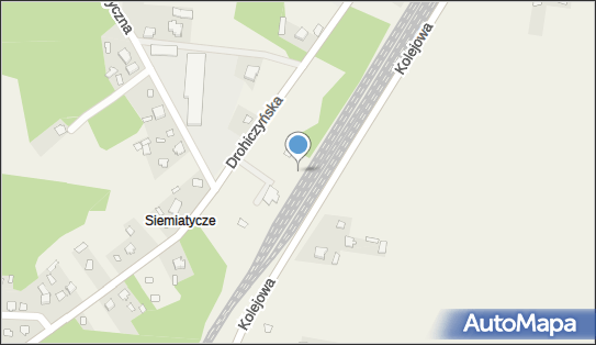 Siemiatycze, Kolejowa, Siemiatycze-Stacja 17-300 - Dworzec kolejowy, Przystanek kolejowy