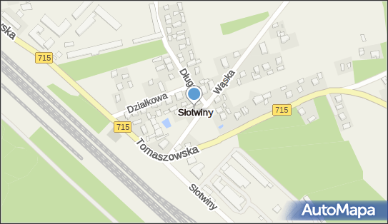 Słotwiny (stacja kolejowa), Słotwiny - Dworzec kolejowy, Przystanek kolejowy
