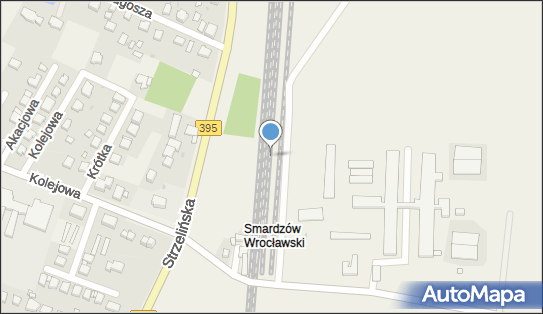 Smardzów Wrocławski, Topolowa, Iwiny 52-116 - Dworzec kolejowy, Przystanek kolejowy