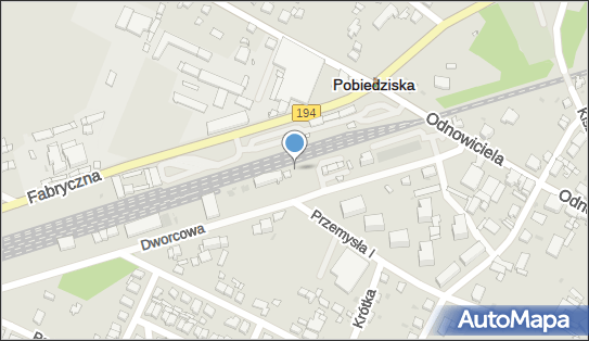 Stacja, Dworzec kolejowy, Dworcowa 2A, Pobiedziska 62-010 - Dworzec kolejowy, Przystanek kolejowy