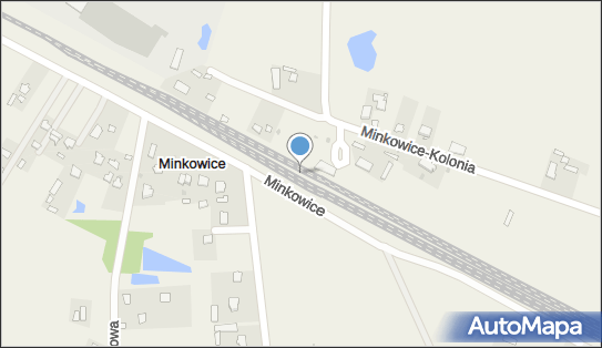 Stacja, Dworzec kolejowy, Minkowice, Minkowice 21-007 - Dworzec kolejowy, Przystanek kolejowy