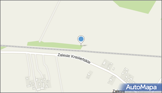 Stacja, Dworzec kolejowy, Zalesie Krasieńskie, Zalesie Krasieńskie 22-172 - Dworzec kolejowy, Przystanek kolejowy