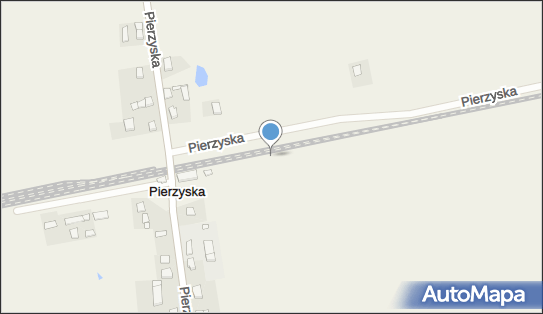 Stacja, Dworzec kolejowy, Pierzyska, Pierzyska 62-260 - Dworzec kolejowy, Przystanek kolejowy