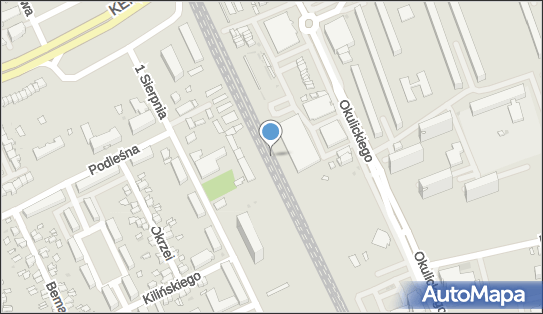 Stalowa Wola Centrum, Okulickiego Leopolda, gen., Stalowa Wola 37-450 - Dworzec kolejowy, Przystanek kolejowy