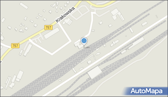 Staszów, Krakowska, Staszów 28-200 - Dworzec kolejowy, Przystanek kolejowy
