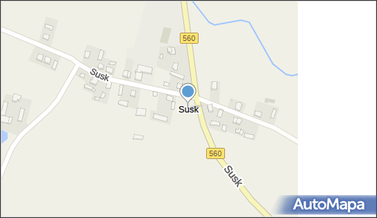 Susk (przystanek kolejowy), Susk - Dworzec kolejowy, Przystanek kolejowy