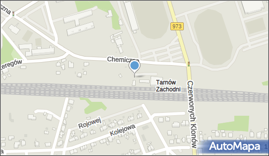 Tarnów Mościce, Chemiczna x Kolejowa, Tarnów 33-100 - Dworzec kolejowy, Przystanek kolejowy