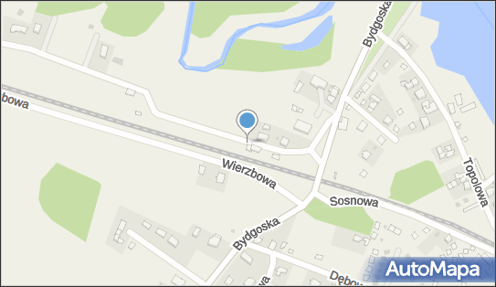 Tleń, Bydgoska 10, Tleń 86-150 - Dworzec kolejowy, Przystanek kolejowy