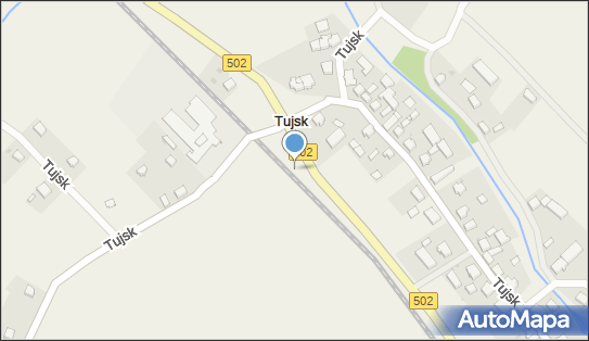 Tujsk, Tujsk, Tujsk 82-103 - Dworzec kolejowy, Przystanek kolejowy