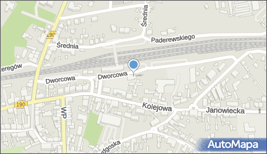 Wągrowiec, Dworcowa, Wągrowiec 62-100 - Dworzec kolejowy, Przystanek kolejowy