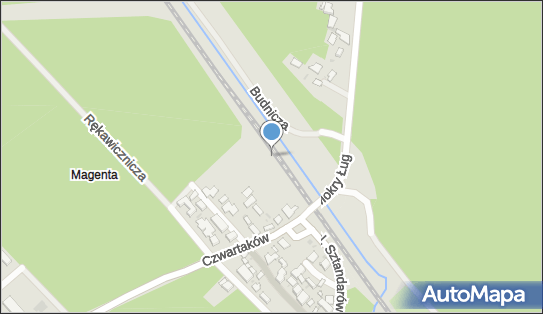 Warszawa Mokry Ług, Budnicza, Warszawa 04-435 - Dworzec kolejowy, Przystanek kolejowy