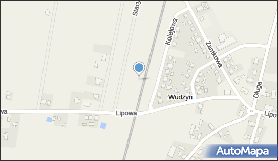 Wudzyn, Lipowa, Wudzyn 86-022 - Dworzec kolejowy, Przystanek kolejowy