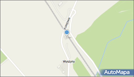Wyszyny, Kolejowa, Wyszyny Kościelne 113, Wyszyny 06-561 - Dworzec kolejowy, Przystanek kolejowy