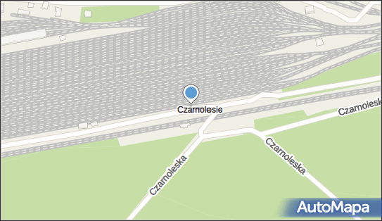 Zabrzeg Czarnolesie, Czarnoleska, Zabrzeg 43-516 - Dworzec kolejowy, Przystanek kolejowy