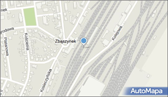 Zbąszynek, Plac Dworcowy, Zbąszynek 66-210 - Dworzec kolejowy, Przystanek kolejowy
