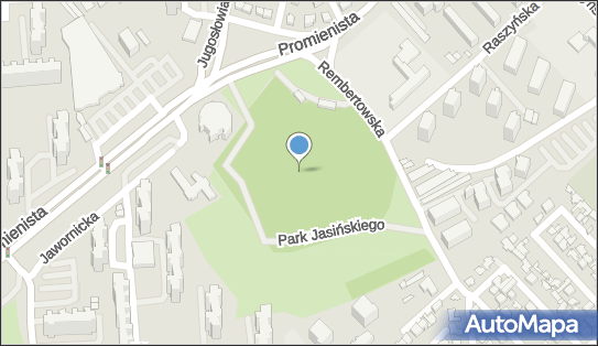 Fortyfikacja, Skwer Jasińskiego Józefa, ks., Poznań od 60-001 do 60-965, od 61-001 do 61-897 - Fortyfikacja