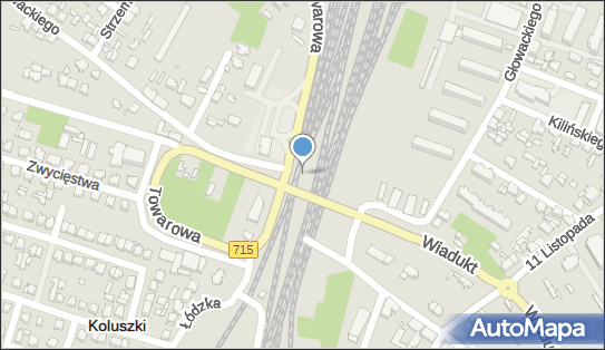 Schron obserwacyjno-bojowy, Towarowa 1, Koluszki 95-040 - Fortyfikacja