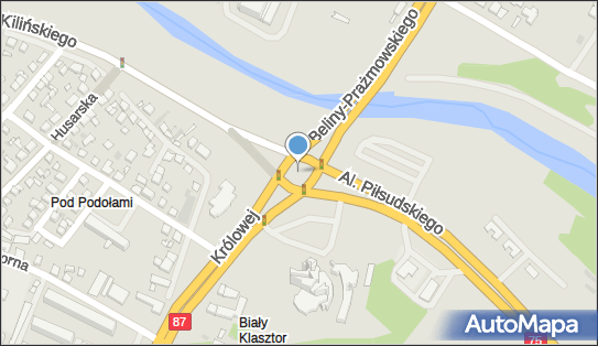 Czerwone światło Fotoradar, Rondo Solidarności, Nowy Sącz 33-300 - Fotoradar - Czerwone światło