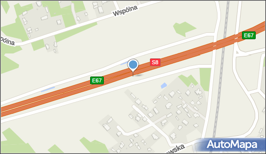 120 km/h - Początek, S8, E67, Warszawska, Lucynów 07-201 - Fotoradar odcinkowy