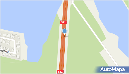 120 km/h, Radosna, Zakrzewo 62-070 - Fotoradar odcinkowy