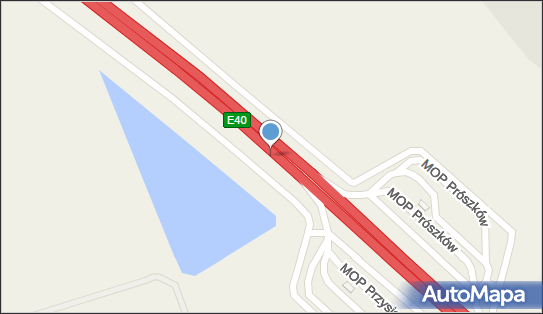 140 km/h Koniec, A4E40, Prószków - Fotoradar odcinkowy