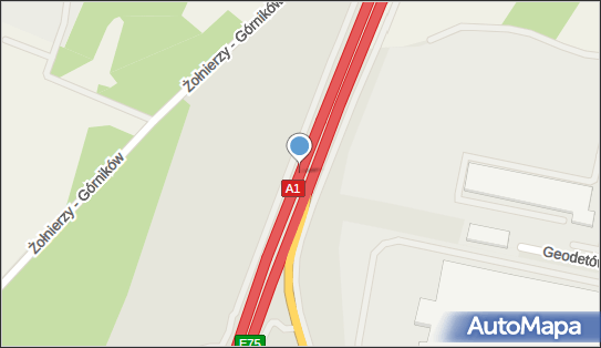 140 km/h - Koniec, A1, Radomsko od 97-500 do 97-504 - Fotoradar odcinkowy