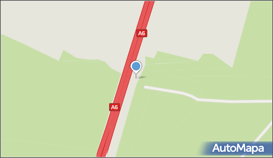 140 km/h Początek, A6, Szczecin - Fotoradar odcinkowy