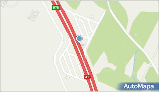 140 km/h - Początek, MOP Strzelce Południe, Strzelce 99-307 - Fotoradar odcinkowy
