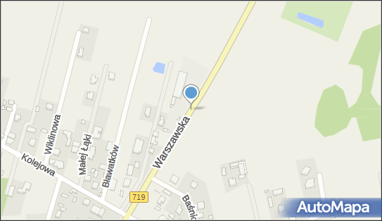 50 km/h, Warszawska, Kanie 05-805 - Fotoradar odcinkowy