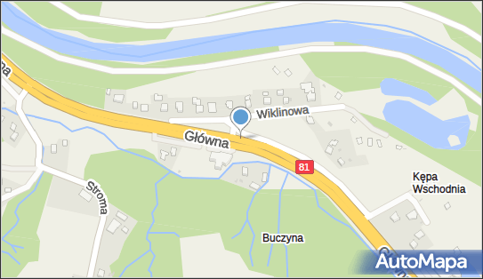 70 km/h - Koniec, DK81, Ochaby Małe 43-430 - Fotoradar odcinkowy