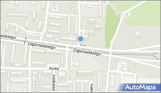 40 km/h, Dąbrowskiego Jarosława, gen. 66, Łódź 93-208 - Fotoradar stacjonarny 40 km/h