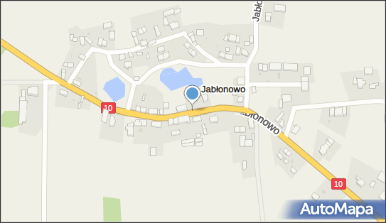40 km/h, DK10, Jabłonowo 78-650 - Fotoradar stacjonarny 40 km/h